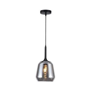 Viokef Lighting Luster na lanku MAEVA 1xE27/40W/230V dymovo čierna/čierna 4312800 vyobraziť