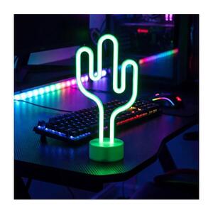 LED neónová stolová dekorácia LED/2W/3xAA USB kaktus 43996C vyobraziť