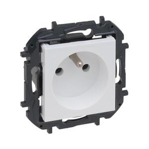 Legrand - Domová zásuvka bez rámčeka 250V/16A NILOE STEP biela 863130B vyobraziť