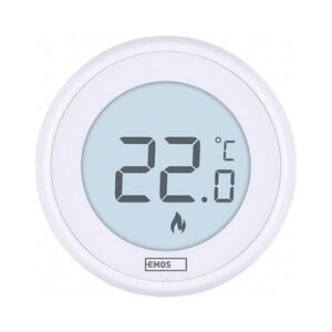 Manuálny izbový termostat 230 V/6 A, napájanie 2× AA, biely P5608 vyobraziť