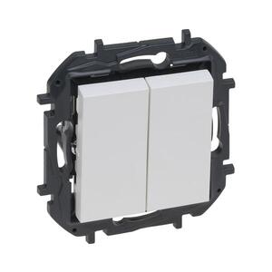 Legrand - Dvojitý vypínač bez rámčeka č. 5 NILOE STEP biela 863105B vyobraziť