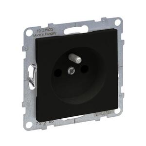 Legrand - Domová zásuvka bez rámu 250 V/16 A SUNO čierna 721485 vyobraziť