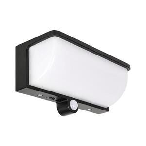LED solárne nástenné svietidlo so senzorom LED/3W/3, 7V IP54 1500 mAh čierne SOLAR WALL LIGHT PIR LED vyobraziť