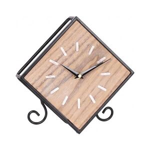 Eurolamp Nástenné hodiny 1xAA 21, 5x22 cm béžová/čierna 753-13010 vyobraziť