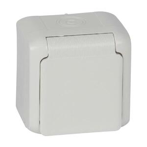 Legrand - Nástenná domová zásuvka 250V/16A FORIX IP44 biela 782375 vyobraziť