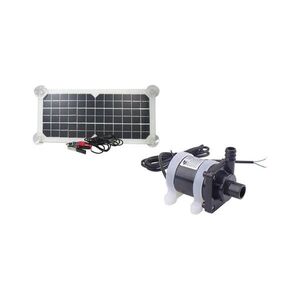 Solárne čerpadlo s fotovoltaickým panelom, napájanie cez USB, 900 l/h, 20 W HD0214+HD0547 vyobraziť