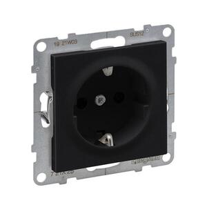 Legrand - Domová zásuvka SCHUKO 250 V/16 A SUNO čierna 721425 vyobraziť