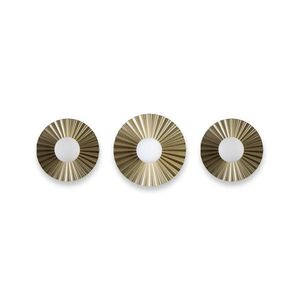 SADA 3x Nástenné svietidlo SUNPLISS 1xG9/10W/230V zlaté/krémové K-308080 SET/3 SAND+GO vyobraziť