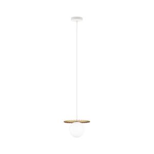 Závesný luster SUNPLISS 1xG9/10W/230V, priemer 20 cm, zlatá/krémová W-KM 208080/1 SAND+GO vyobraziť