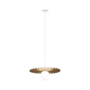Závesný luster na lanku SUNPLISS 1xG9/10W/230V priemer 40 cm zlatá/krémová W-KM 408080/1 SAND+GO vyobraziť