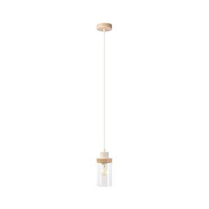 Luster na lanku WOODNEST 1xE27/15W/230V borovica/krémová W-KM 1015/1 SAND+TR vyobraziť