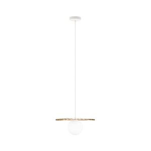 Závesný luster SUNPLISS na lanku 1xG9/10W/230V pr. 30 cm zlatá/krémová W-KM 308080/1 SAND+GO vyobraziť