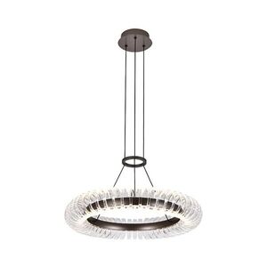 Viokef Lighting LED luster na lanku ALBA LED/39W/230V sivá/číra 4337000 vyobraziť
