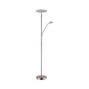 Globo 59093N - LED stmievateľná stojacia lampa STANFORD 28W/230V + 5W 3000K, matný chróm 59093N vyobraziť