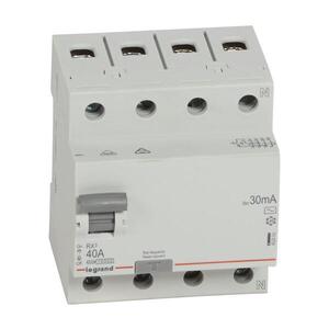 Legrand - Prúdový chránič 4-pólový RX3 4P 40 A 30 mA AC 402063 vyobraziť