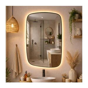 Baltica Design-LED Zrkadlo s podsvietením STONE CALM 15W/230V 2700K 90x60 cm IP65 čierna 5904107932644 vyobraziť