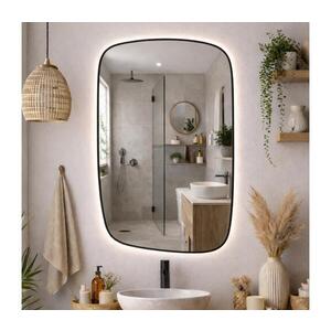 Baltica Design-LED Zrkadlo s podsvietením STONE CALM 15W/230V 4500K 90x60 cm IP65 čierna 5904107932620 vyobraziť