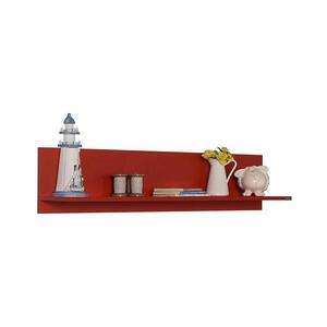 Adore Furniture Nástenná polica 25x120 cm červená 479ADR1760 vyobraziť