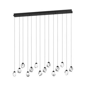 Eglo 390358 - LED Stmievateľný luster na lanku SINDICAT 14xLED/3W/230V čierna/číra 390358 vyobraziť