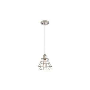 Westinghouse 6337240 - Luster na lanku NATHAN 1xE27/60W/230V strieborná 6337240 vyobraziť