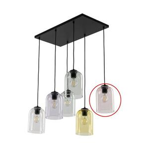 Náhradné sklo pre luster E27, priemer 14 cm, dymovo-ružové 5901780575403 vyobraziť