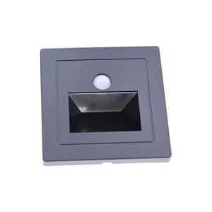 Bohemia-Design LED schodiskové svietidlo s pohybovým a súmrakovým senzorom LED/3W/230V 6000K čierna NASCC6 vyobraziť