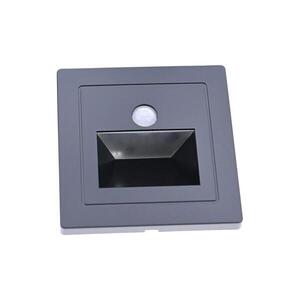 Bohemia-Design LED schodiskové svietidlo s pohybovým a súmrakovým čidlom LED/3W/230V 3000K čierna NASCC3 vyobraziť