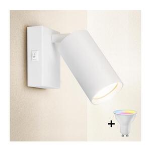 BRILAGI - LED stmievané nástenné bodové svietidlo SELE 1xGU10/4, 8W/230V biela BG1373+AI2382 vyobraziť