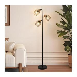 BRILAGI - Stojacia lampa BASKLITE 3xE27/15W/230V drevo/čierna BRI425 vyobraziť