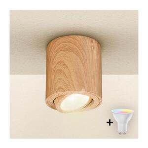 BRILAGI - LED RGBW stmievateľné bodové svietidlo MIA 1xGU10/4, 8W/230V 84x80 mm hnedá BG1034+AI2382 vyobraziť