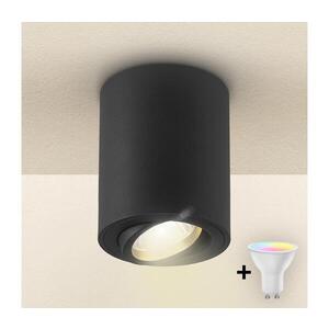 BRILAGI - LED RGBW stmievateľné bodové svietidlo MIA 1xGU10/4, 8W/230V 100x80 mm čierne BG0592+AI2382 vyobraziť