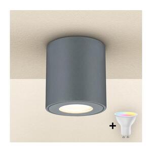 BRILAGI - LED RGBW stmievané vonkajšie svietidlo MIA 1xGU10/4, 8W/230V 84x80 mm antracit IP54 BG1035+AI2382 vyobraziť