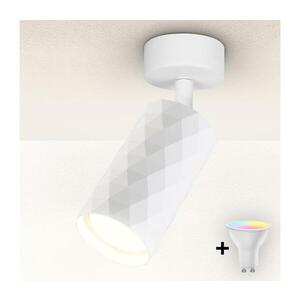 BRILAGI - LED RGBW stmievateľné bodové svietidlo SELE DIAMANT 1xGU10/4, 8W/230V biela BG2851+AI2382 vyobraziť
