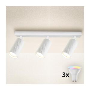 BRILAGI - LED RGBW stmievateľné bodové svietidlo SELE MODERN 3xGU10/4, 8W/230V biela BG2869+3xAI2382 vyobraziť