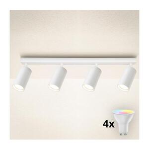 BRILAGI - LED RGBW stmievateľné bodové svietidlo SELE MODERN 4xGU10/4, 8W/230V biela BG2872+4xAI2382 vyobraziť