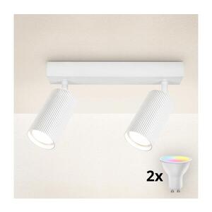 BRILAGI - LED RGBW stmievateľné bodové svietidlo SELE MODERN 2xGU10/4, 8W/230V biela BG2867+2xAI2382 vyobraziť