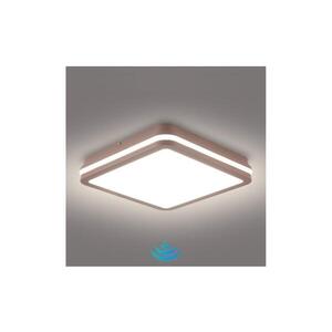 BRILAGI-LED Vonkajšie svietidlo so senzorom BENE LED/24W/230V 26x26 cm hnedé IP54 BRI738 vyobraziť