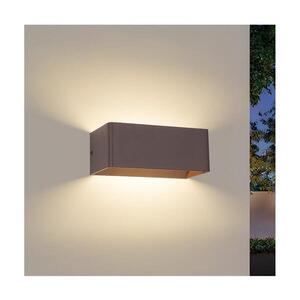 BRILAGI - LED Vonkajšie nástenné svietidlo DONNANI LED/7W/230V 20 cm hnedá IP44 BRI761 vyobraziť
