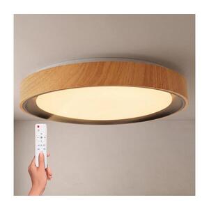 BRILAGI - LED stmievateľné stropné svietidlo FLOCO LED/48W/230V pr. 40 cm drevo/čierna+DO WO800-OEM51-40-BLK vyobraziť