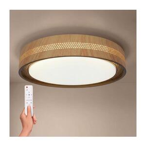 BRILAGI - LED stmievateľné stropné svietidlo COCI LED/48W/230V priemer 39 cm drevo/čierna+DO WO800-OEM49-40 vyobraziť
