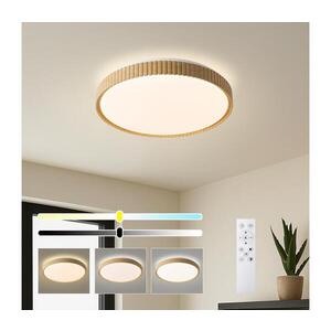 BRILAGI-LED Stmievateľné stropné svietidlo CORVO LED/72W/230V 3000-6000K s drevodekorom pr.50 cm + diaľkové ovládanie BRI850 vyobraziť