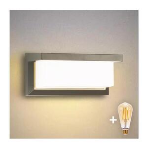 BRILAGI - LED stmievateľné vonkajšie nástenné svietidlo BRICKY 1xE27/6W/230V 2700-6500K IP54 sivá BG1696+AI0601 vyobraziť