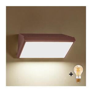 BRILAGI-LED stmievateľné vonkajšie nástenné svietidlo TRIANGLE 1xE27/6W/230V 2700-6500K IP65 hnedé BG3094+AI0599 vyobraziť