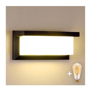 BRILAGI - LED stmievateľné vonkajšie nástenné svietidlo BRICKY 1xE27/6W/230V 2700-6500K IP54 čierne BG1024+AI0601 vyobraziť