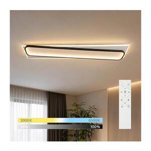 BRILAGI - stmievateľné LED stropné svietidlo OUTLINE LED/90W/230V 18x100 cm biele/čierne + diaľkový ovládač BRMXC2755-1000 vyobraziť
