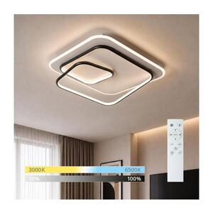 BRILAGI - LED stmievateľné stropné svietidlo FLARE LED/81W/230V 50x50 cm biela/čierna + diaľkový ovládač BRMXC2980 vyobraziť