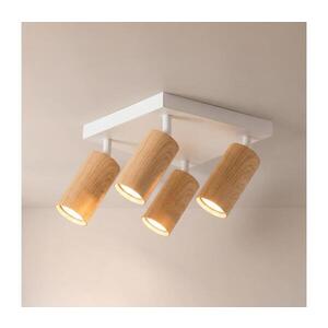 BRILAGI - Bodové svietidlo SELE SQUARE 4xGU10/30W/230V biela/dubový dekor WO-SELESQ-05-WHT-OEM vyobraziť