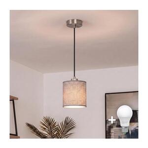 BRILAGI - LED závesný luster na lanku NUBILA 1xE27/60W/230V pr. 14 cm čierna/šedá EG32517+BG1582 vyobraziť