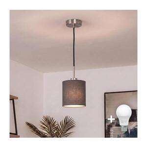 BRILAGI - LED luster na lanku NUBILA 1xE27/60W/230V pr. 14 cm čierna/antracit EG32517+BG1574 vyobraziť