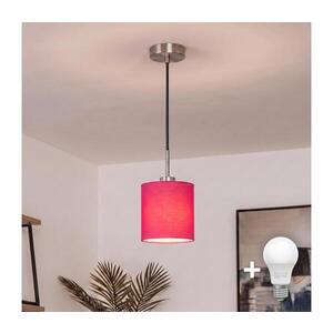 BRILAGI - LED luster na lanku NUBILA 1xE27/60W/230V pr. 14 cm čierna/ružová EG32517+BG1577 vyobraziť